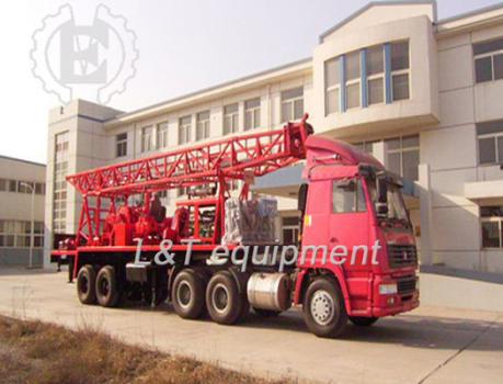 Trailer Water Well Drilling Rig